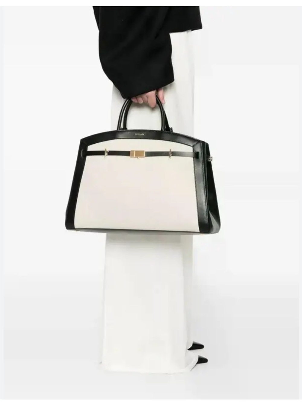 RARE DeMellier London The Hudson Tote Black and White NWOT